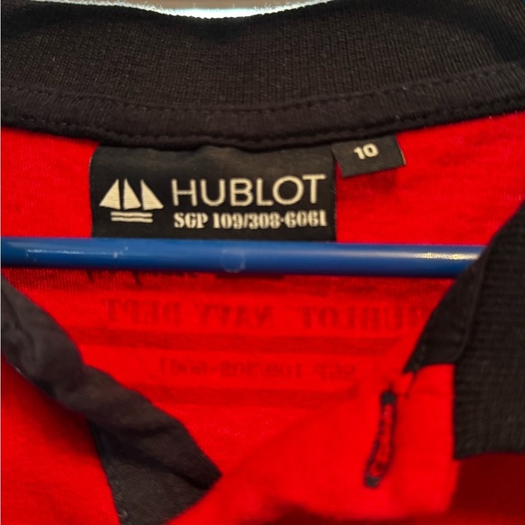 Hublot Red Polo Shirt for Boys size 10 - Picture 5 of 6